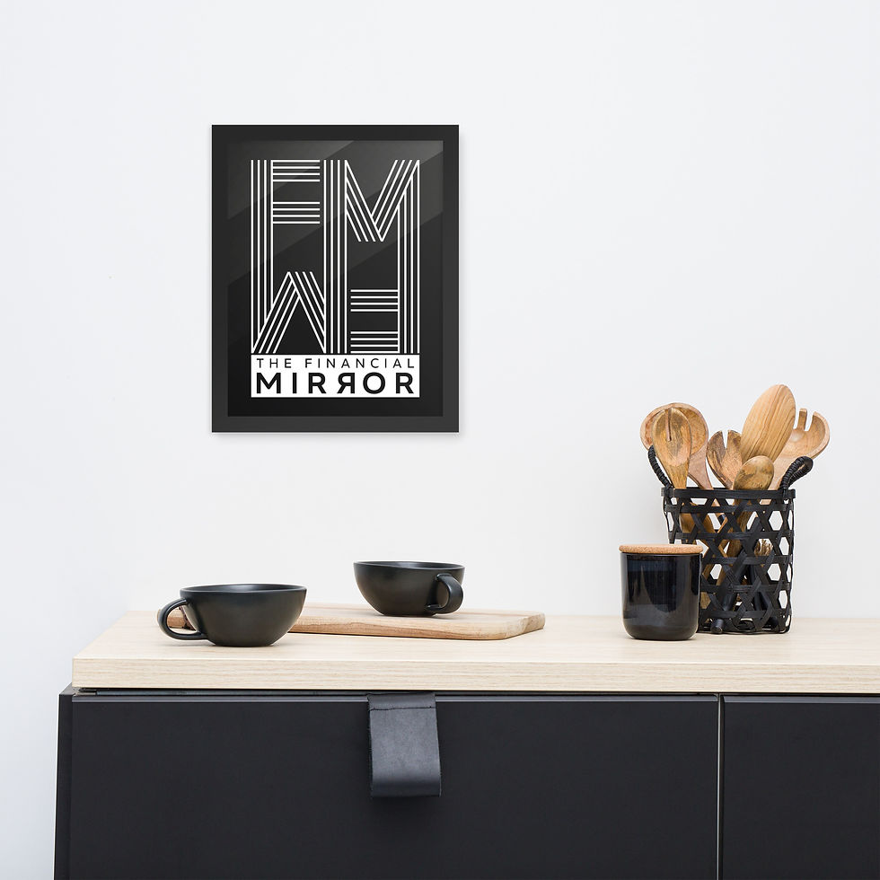 Thumbnail: TFM Logo Black Framed poster