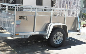 Utility Trailer Outdoors