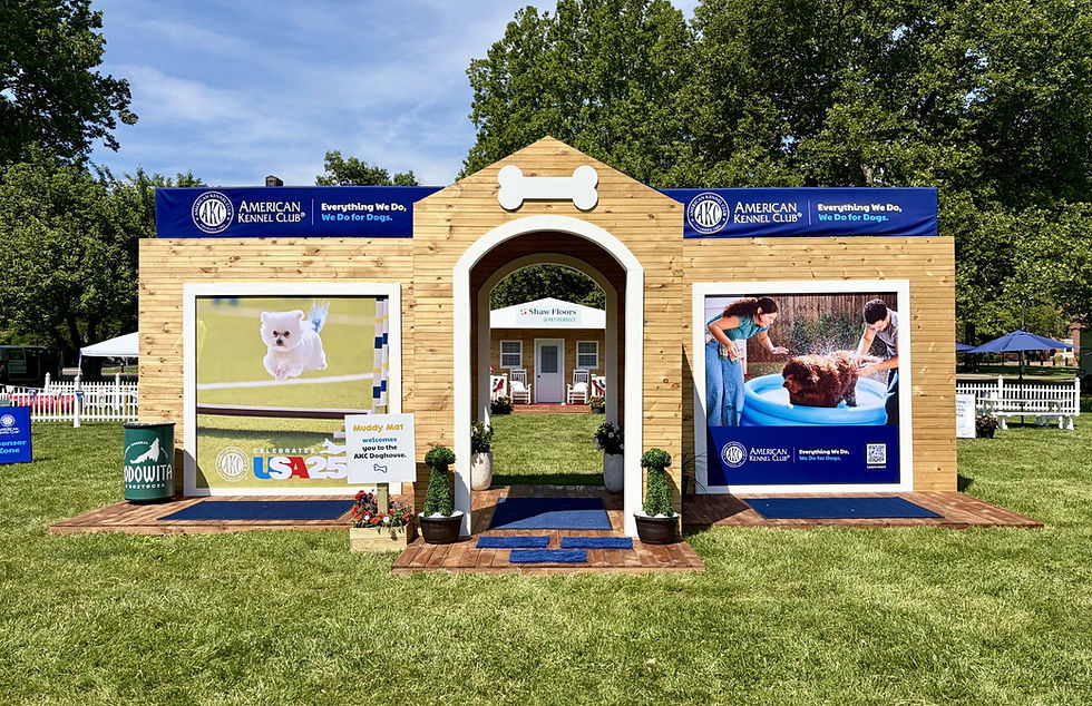 American Kennel Dog House Entrance at the Marine Parade Grounds in Philadelphia