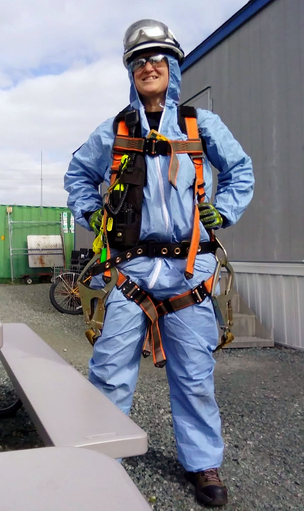 Nic in full PPE