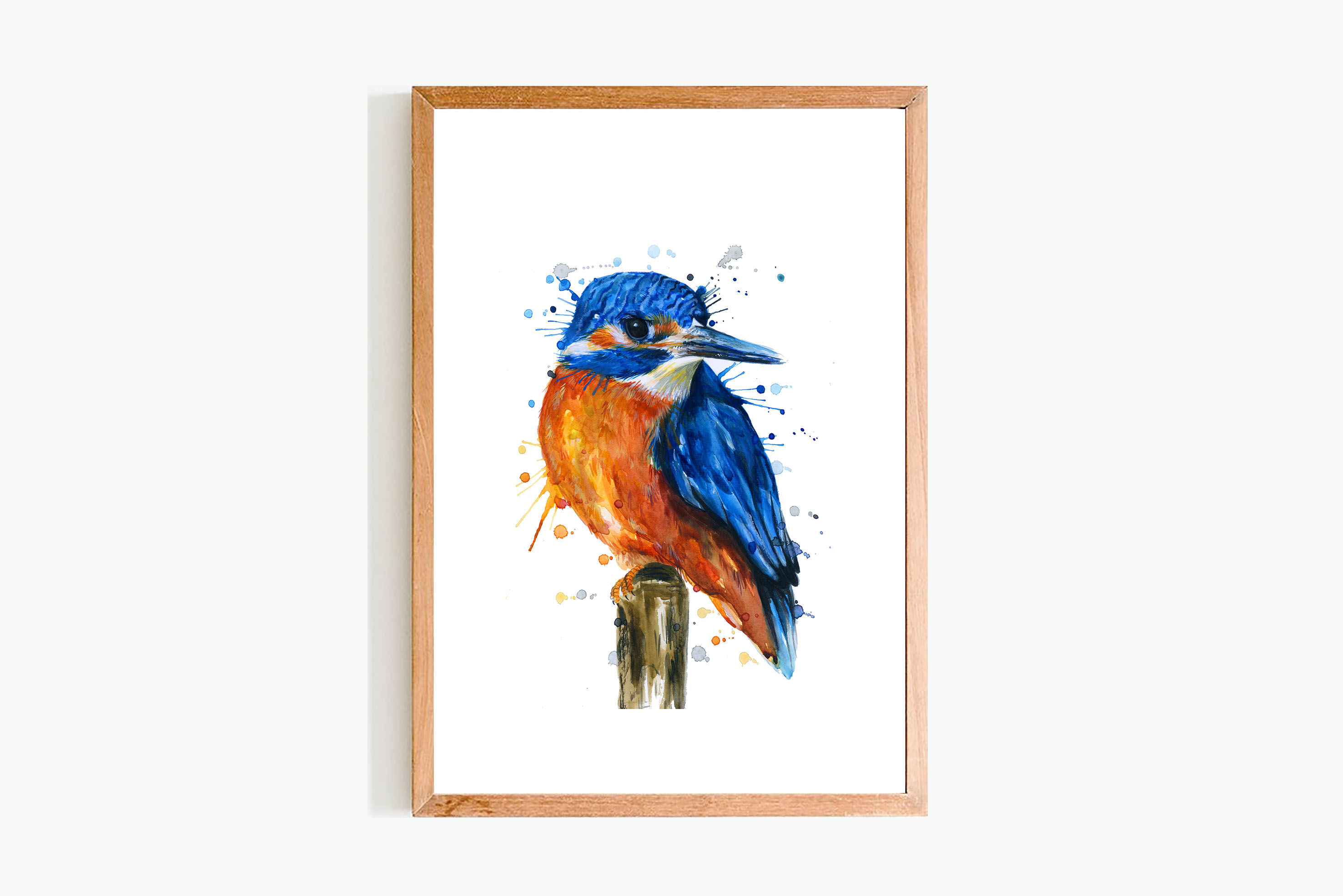 Blue Lightning Print