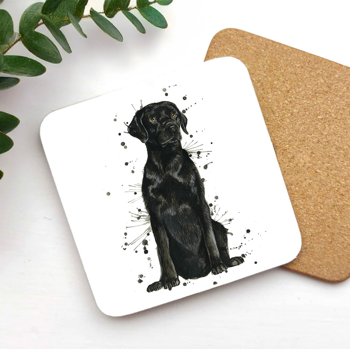 Black Labrador Coaster