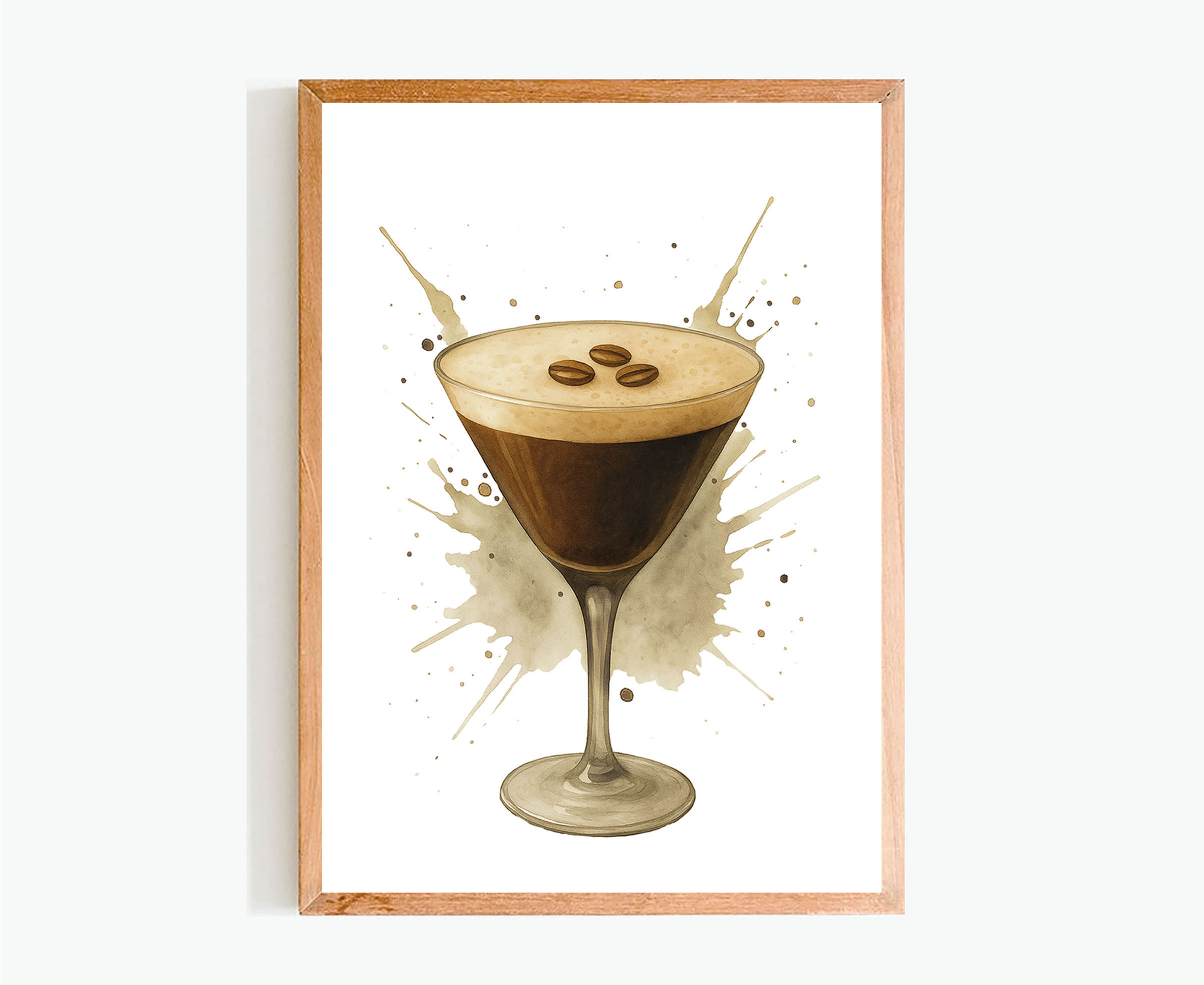 Splatter Espresso Martini Print