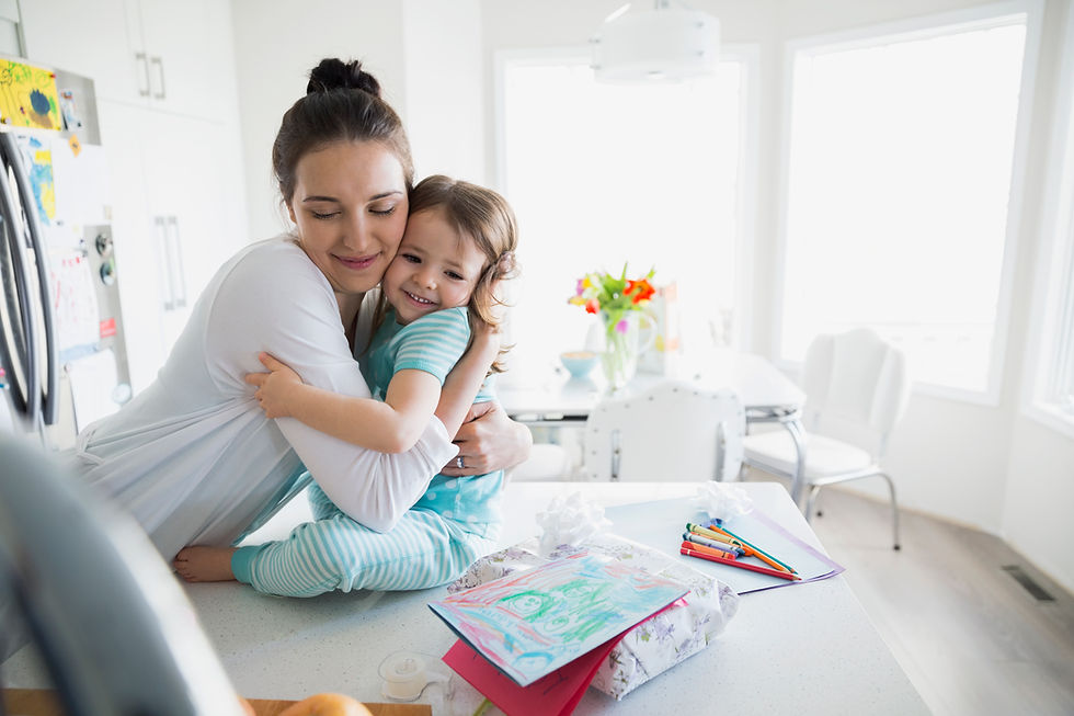 Mother Hugging Child