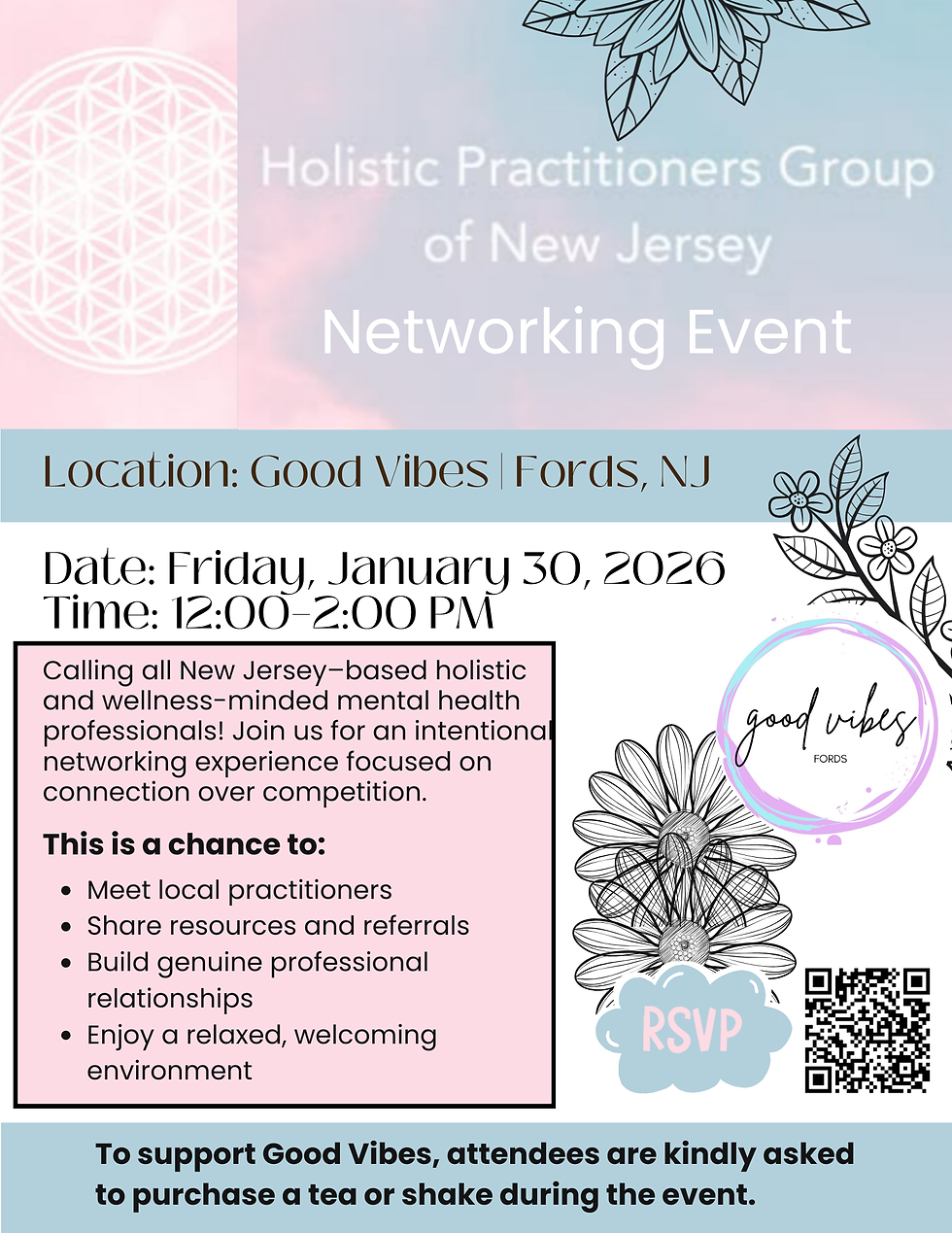 Holistic Practitioners Group of NJ Networking Event