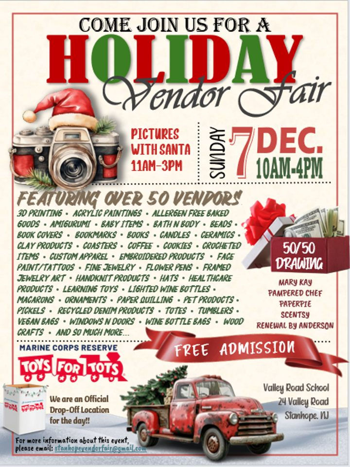 Stanhope Holiday Vendor Fair