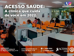 Acesso Saúde: a clínica que cuida de você em 2022