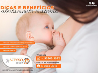 Agosto dourado: dicas e benefícios do aleitamento materno