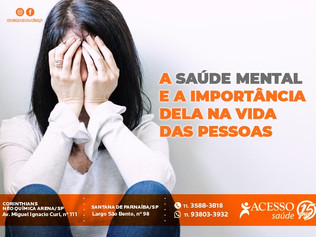 A saúde mental e a importância dela na vida das pessoas