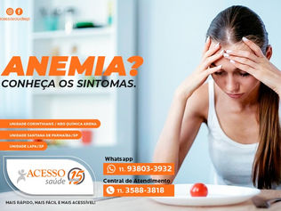 Anemia: conheça todos os sintomas