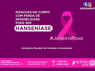 Janeiro roxo: o que é a Hanseníase?
