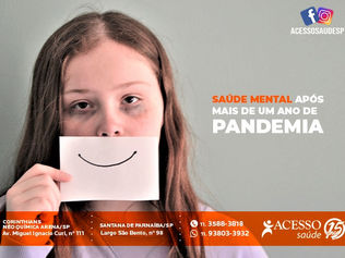 Saúde mental após mais de um ano de pandemia