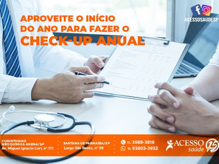 Aproveite o início do ano para fazer o check-up anual