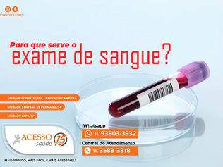 Para que serve o exame de sangue?