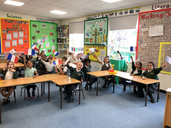 Year 2 celebrate Bastille day!