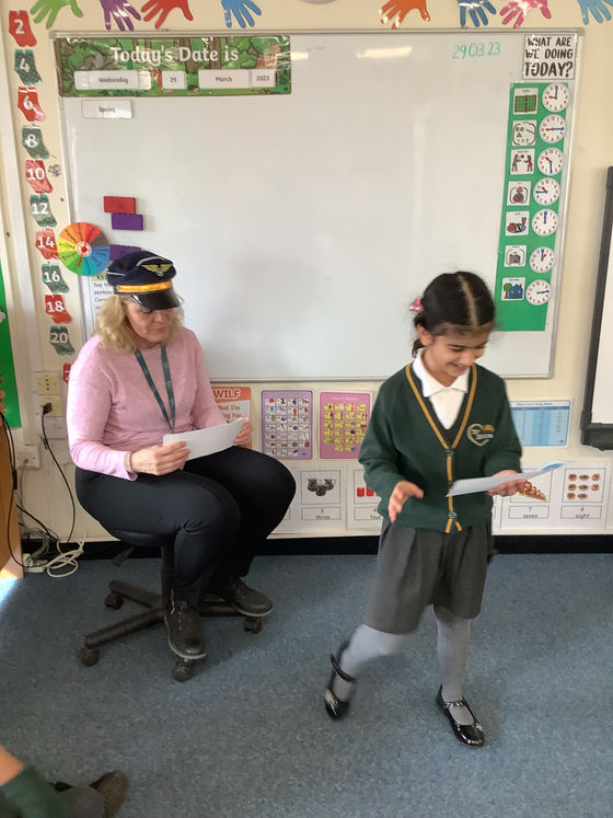 Year 2 learn about the first flight