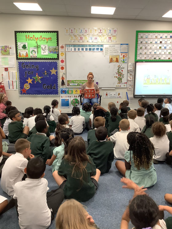 Author visit for Reception & KS1