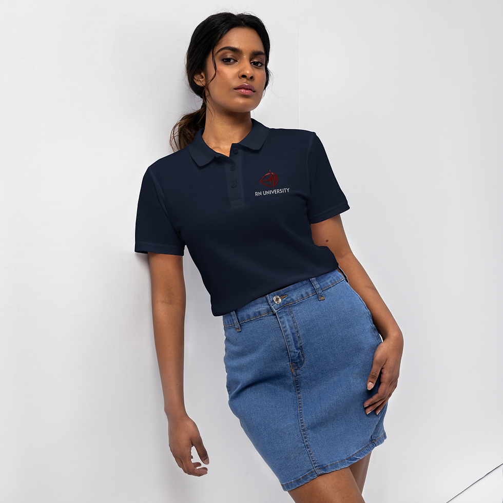 Thumbnail: Women's polo shirt with logo