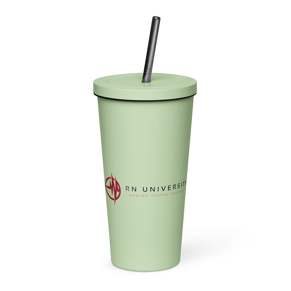 Thumbnail: Green Tumbler with Straw