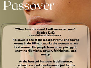 Passover: Redeemed, Covered, Free