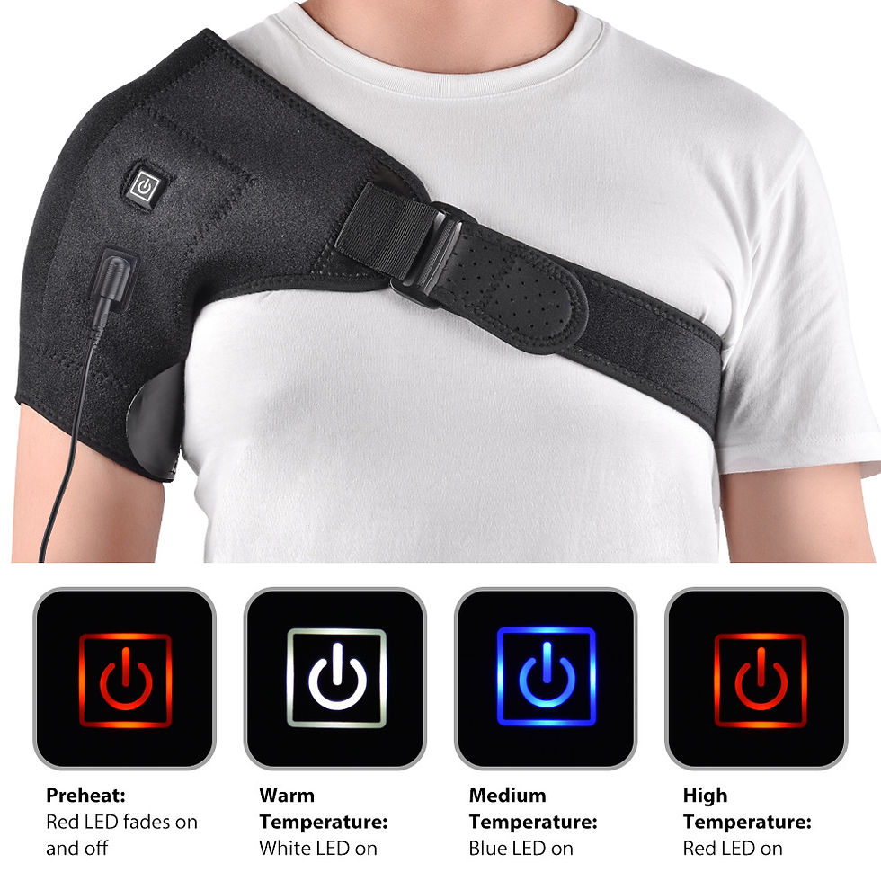 Thumbnail: Adjustable Electric Heating Shoulder Support Strap