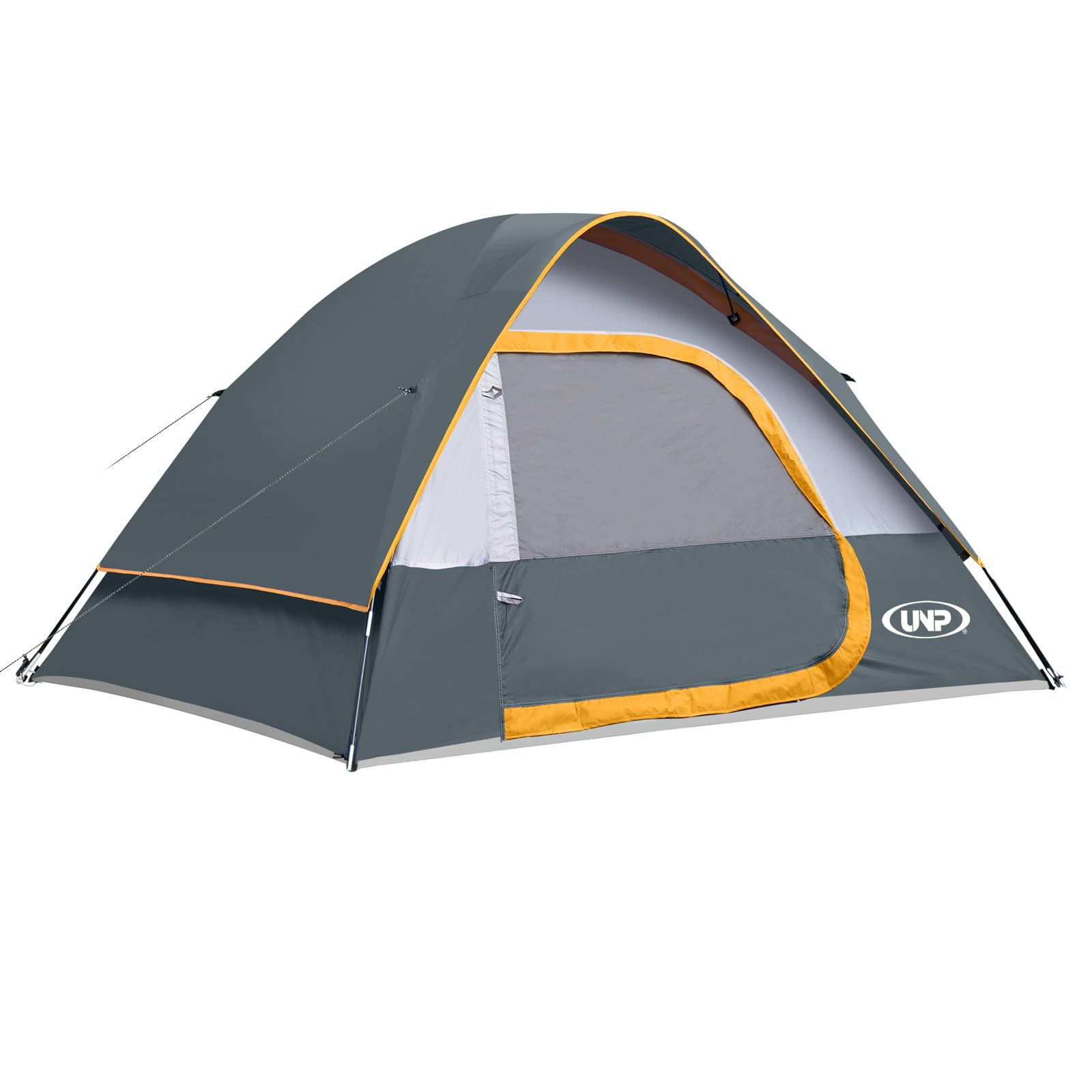 Camping Tent 4 Person Waterproof Windproof Tent with Rainfly Easy Set up-Portabl