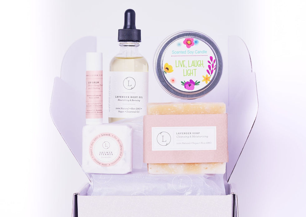Thumbnail: Unwind Lavender  Gift set - Live, Laugh, Light - UGP