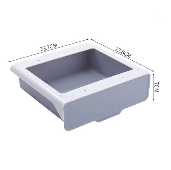 Thumbnail: Stylish Under Cabinet Storage Box for Desk Organization