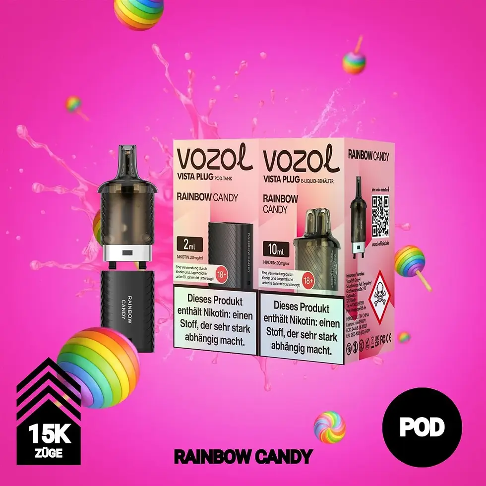 Vozol Vista Plug Pods - Rainbow Candy - 15.000 Züge