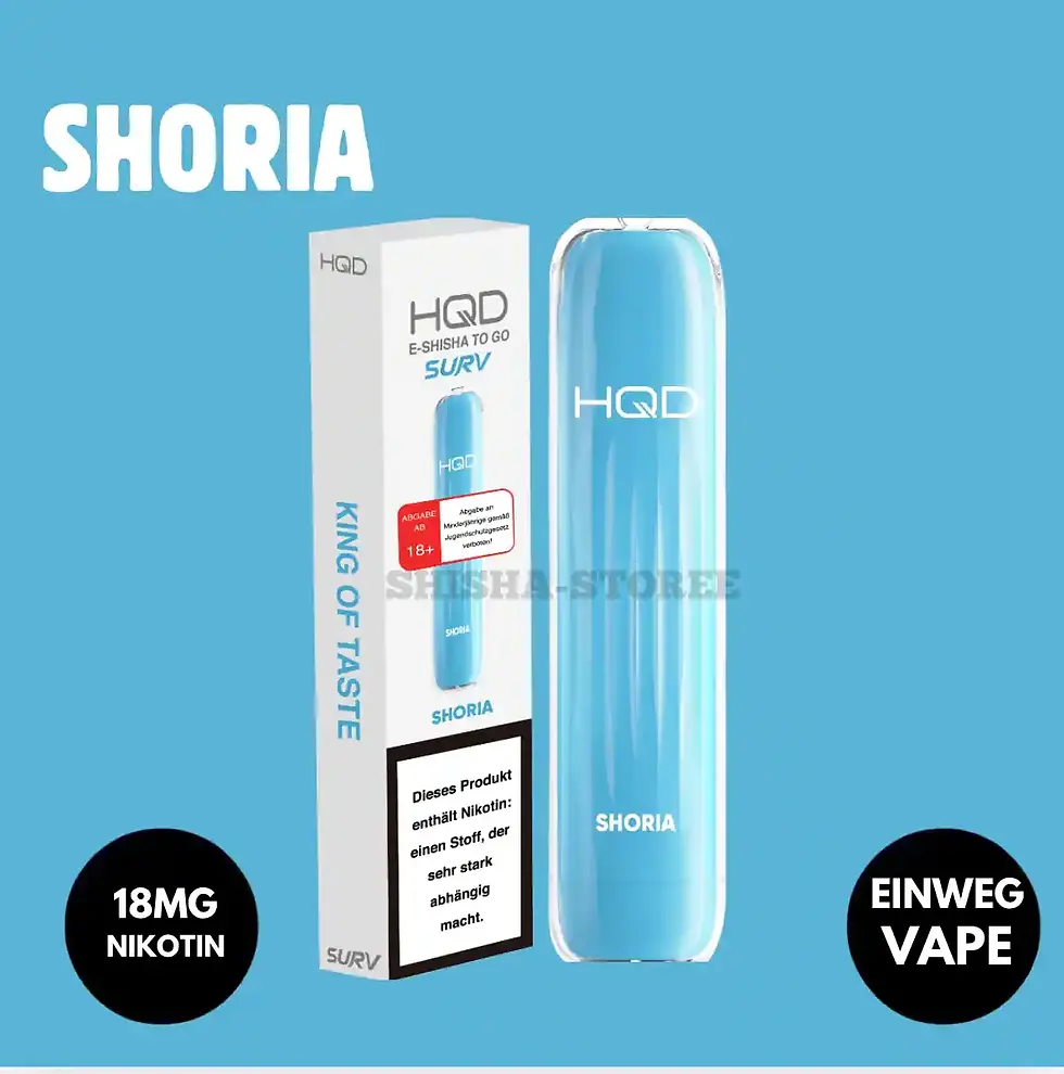 HQD Surv - Shoria Vape E-Shisha 600 Züge