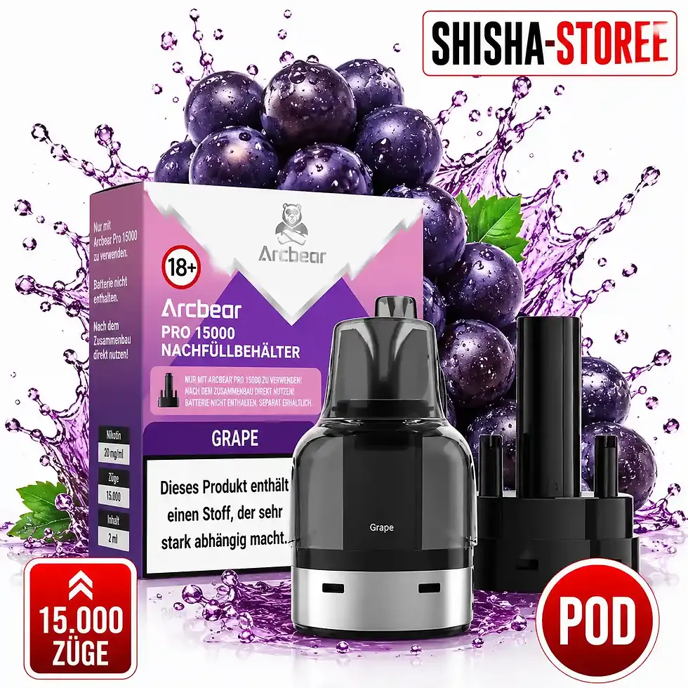 Arcbear Pro 15000 - Pod Grape Ice + Coil