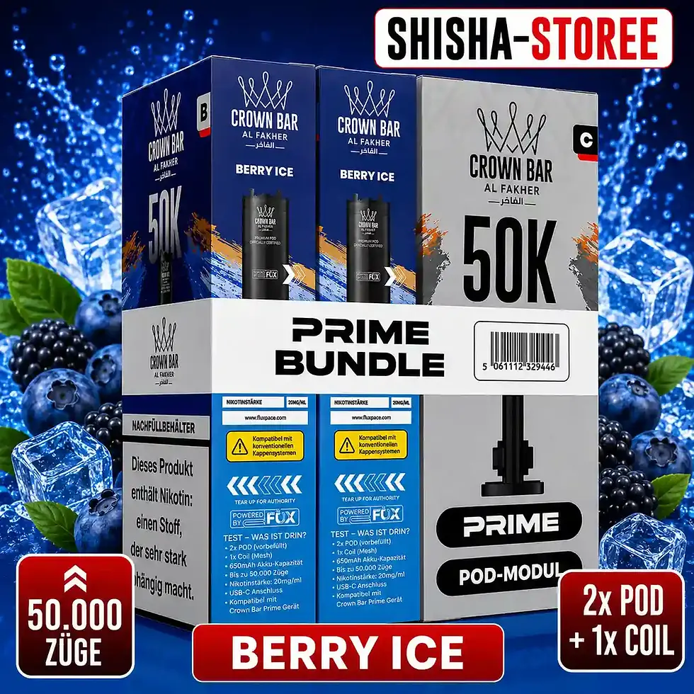 Al Fakher 50K Hypermax Prime - Pods - Berry Ice
