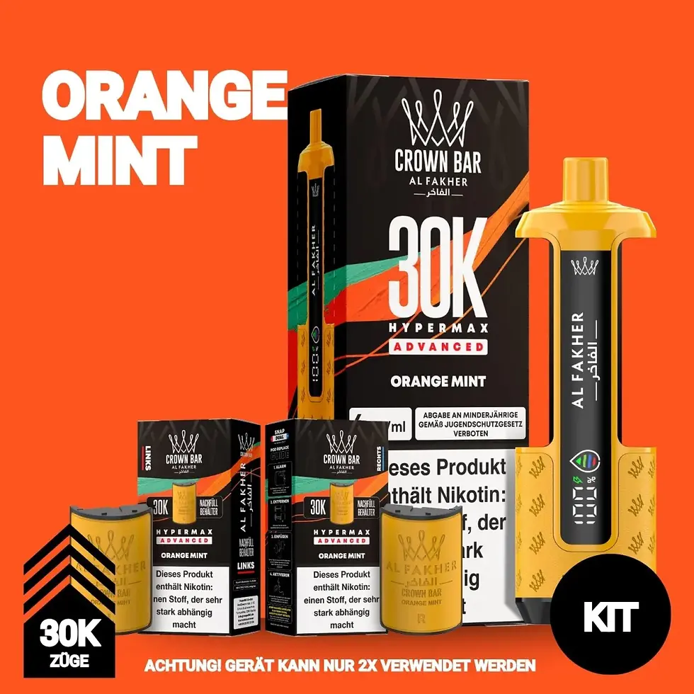 Al Fakher 30K - Orange Mint - Hypermax