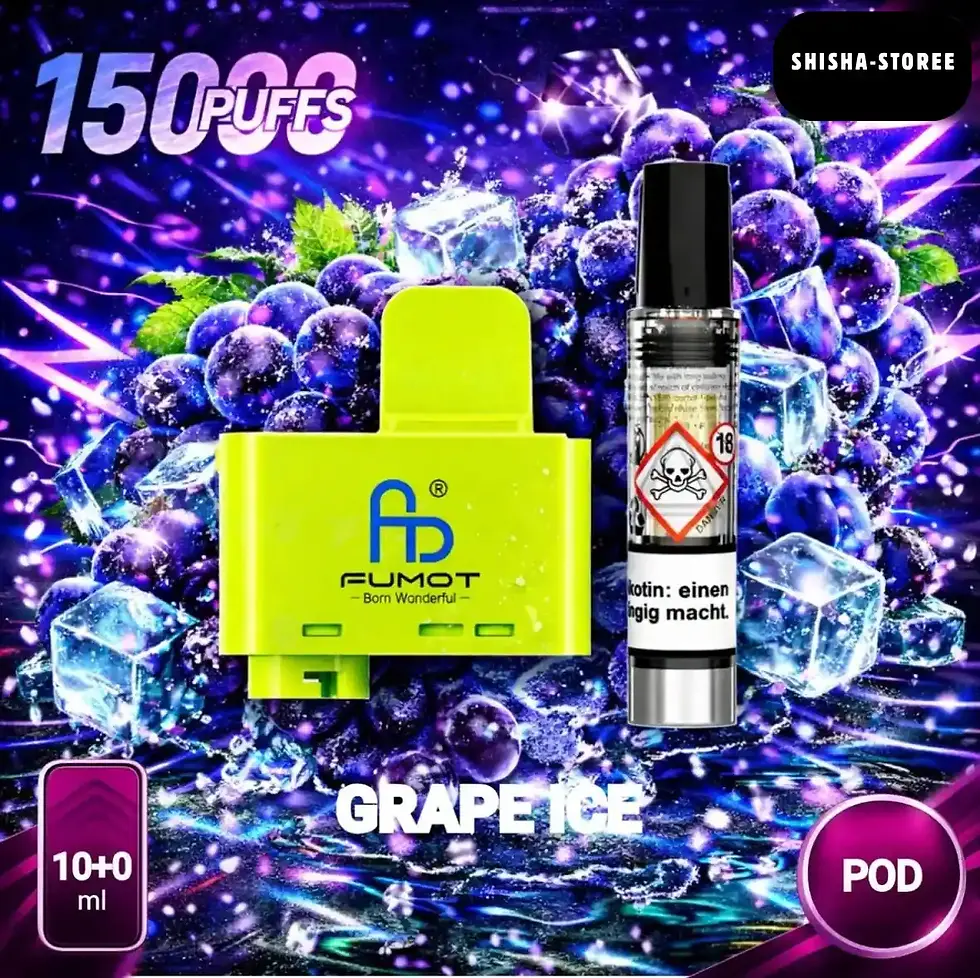 RandM Tornado 15K Pod - Grape Ice (10ml) - Big Puff