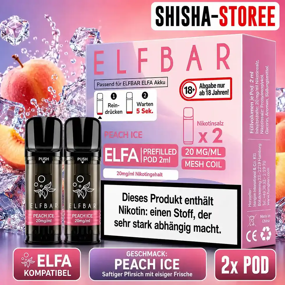 Elfbar ELFA Pod -  Peach Ice 2er