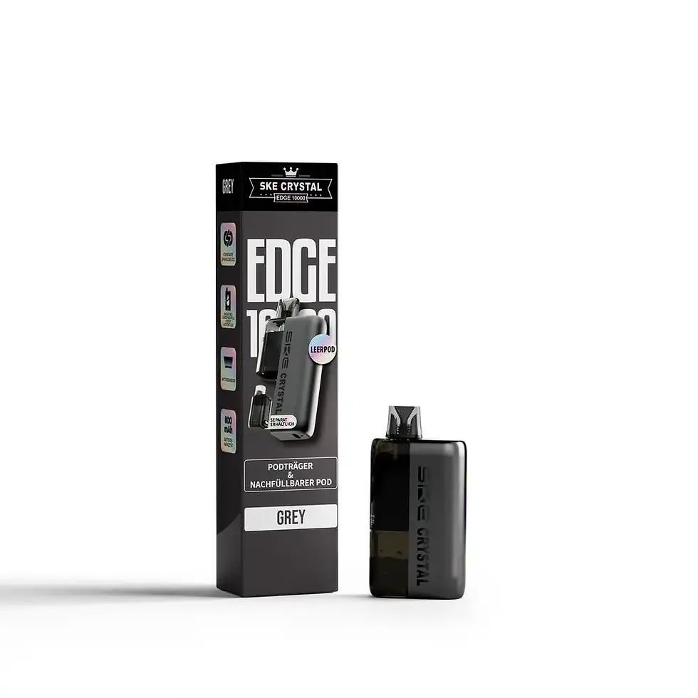 SKE Crystal EDGE 10K Akku + 2ml Pod - Grey