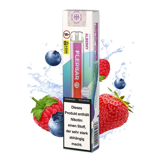Flerbar Vape - Alberry 20mg | Shisha-Storee