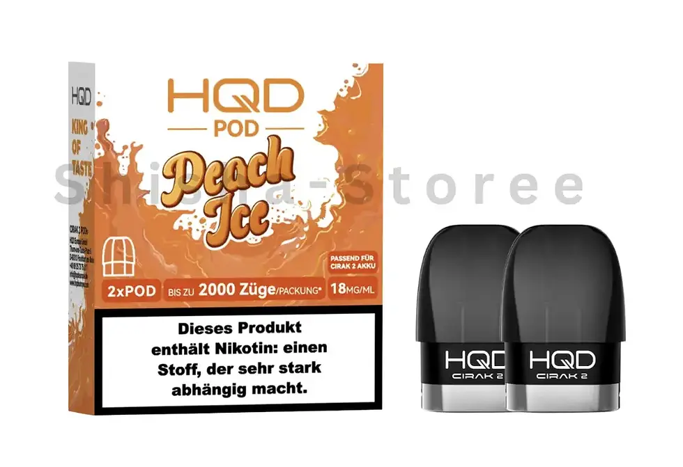 HQD Pods Cirak 2 - Peach 2er 1200 Züge