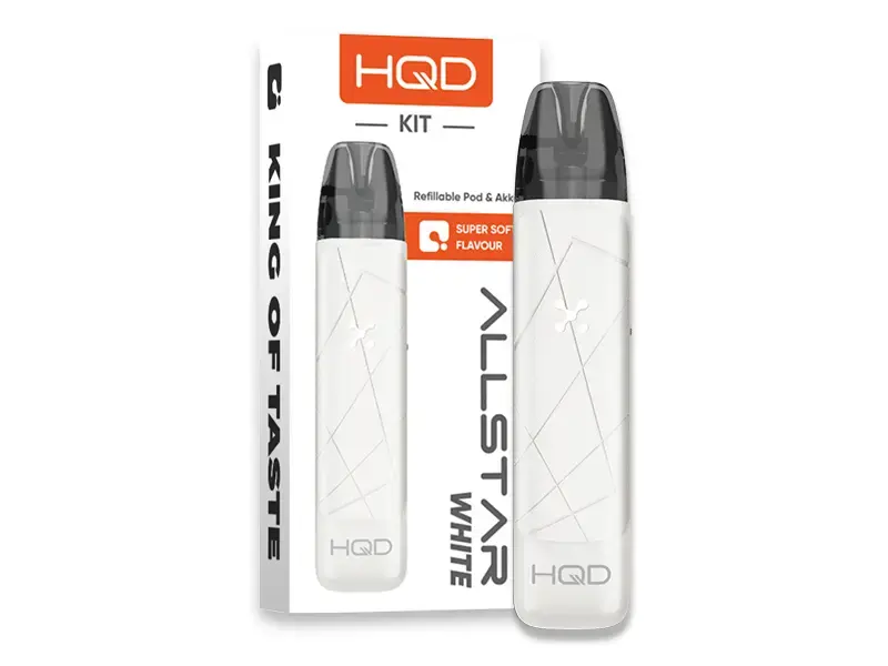 HQD Allstar Lite Kit- White (weiß) - 0,8 ohm - 2 ml