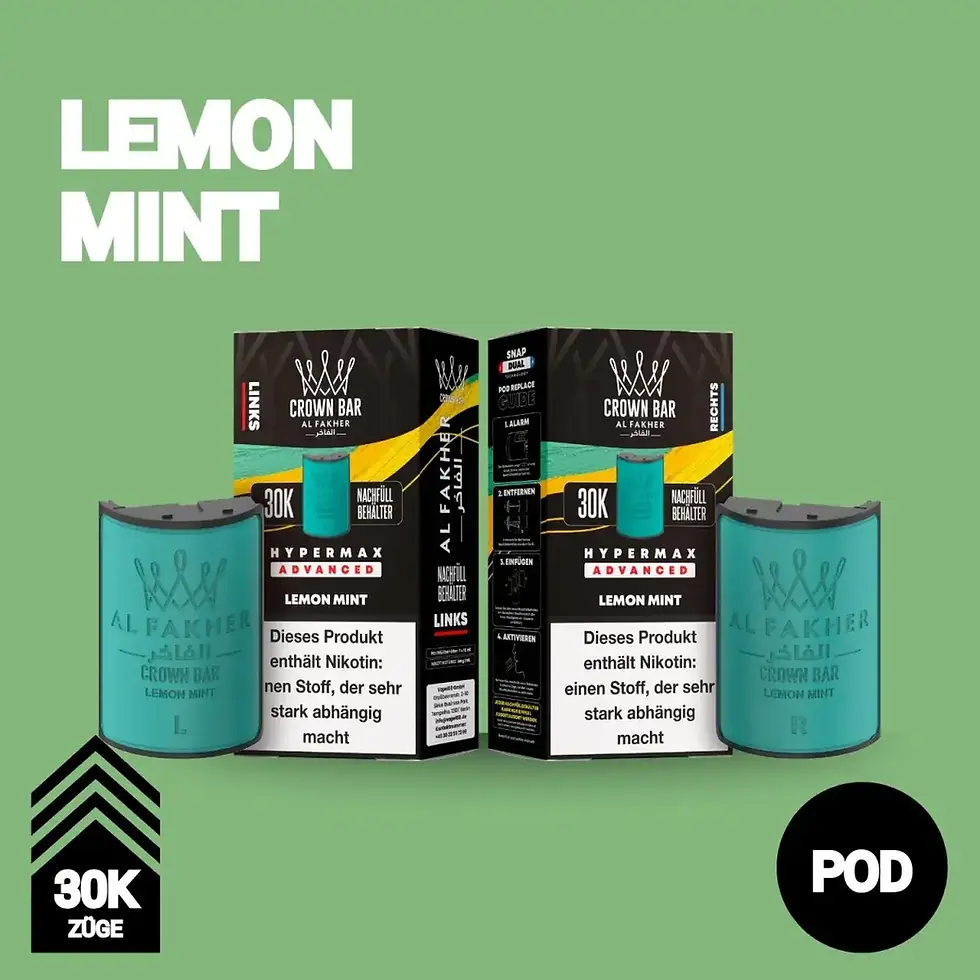 Al Fakher 30K - Lemon Mint - Hypermax Pod