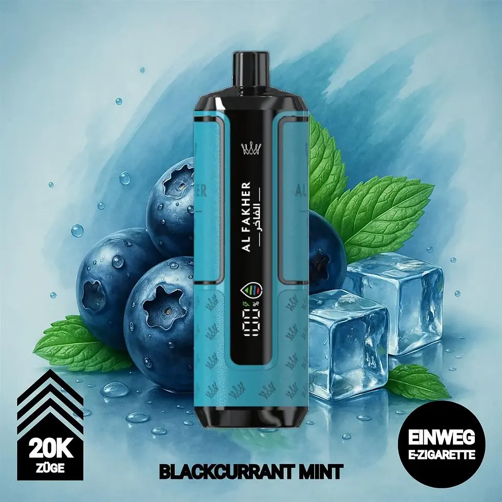 Al Fakher 20K - Blackcurrant Mint - Crown Bar