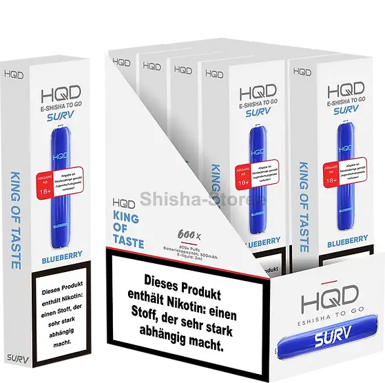 HQD Vape Wave - Blueberry 10er Set