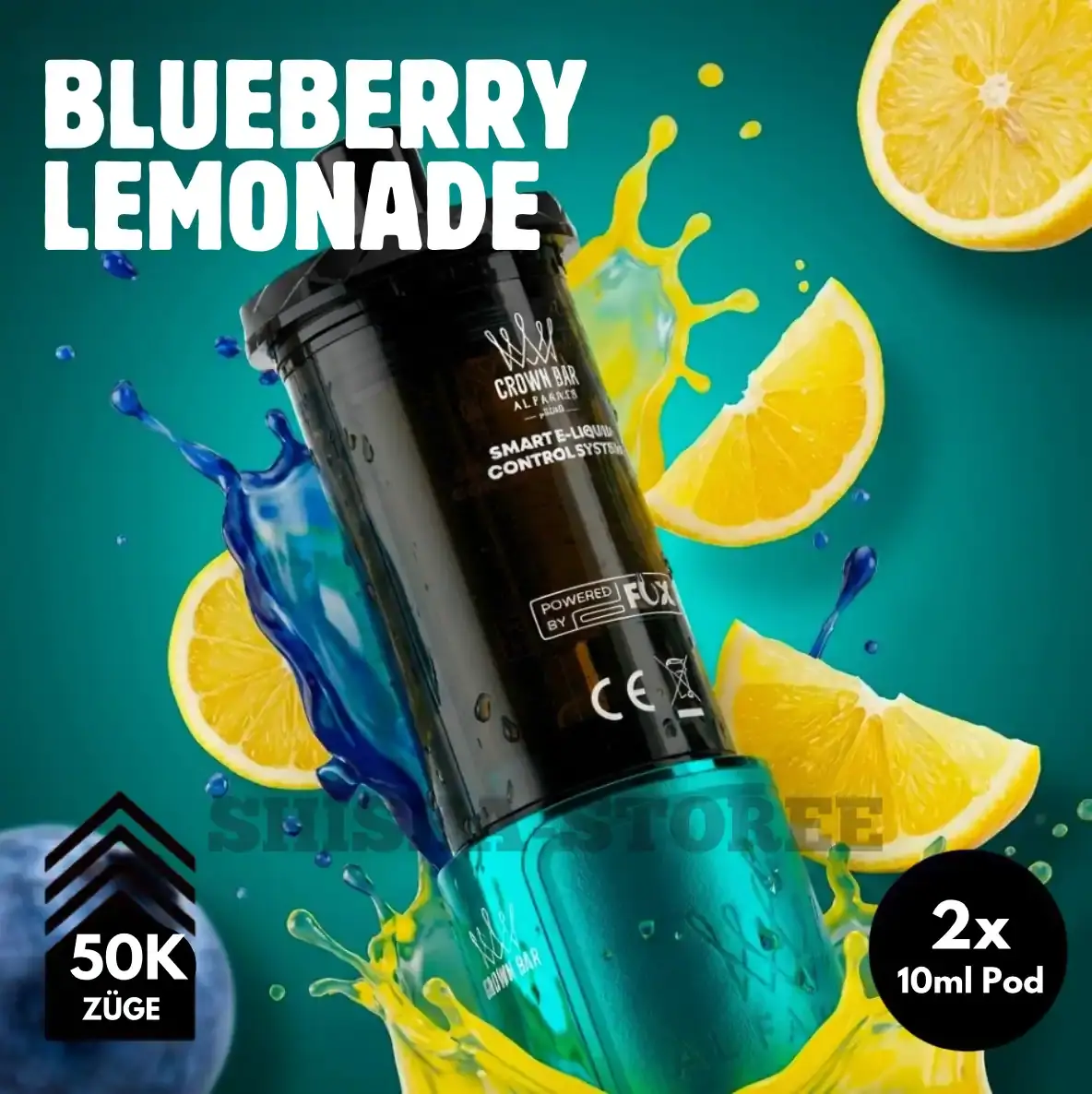 Al Fakher 50K Hypermax Prime - Pods - Blueberry Lemonade 2er