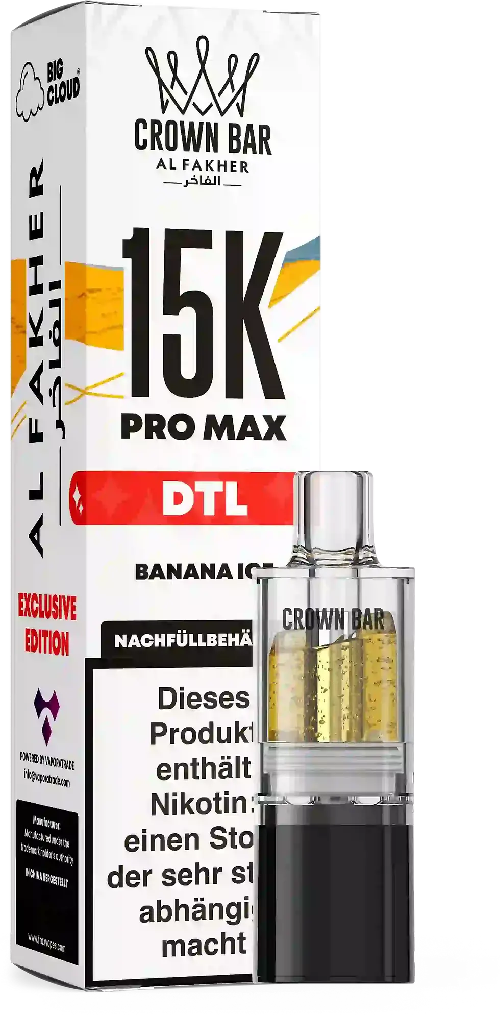 Al Fakher 15K Pro Max - Banana Ice - Pod