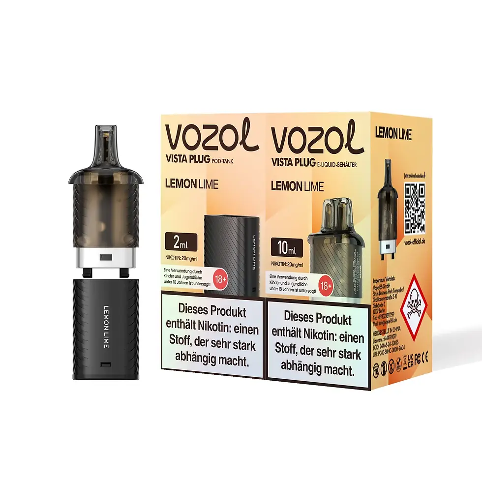 Vozol Vista Plug Pods - Lemon Lime - 15.000 Züge