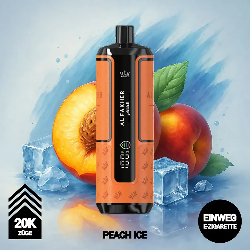 Al Fakher - Crown Bar - 20K - Peach Ice