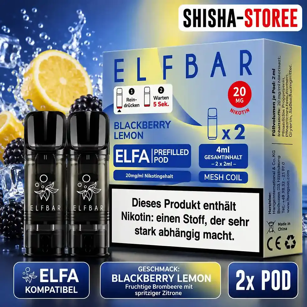 Elfbar ELFA Pod -  Blackberry Lemon 2er
