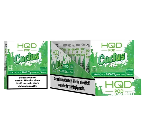 HQD Cirak 2 Pod - Cactus 10er Pack / Bundle