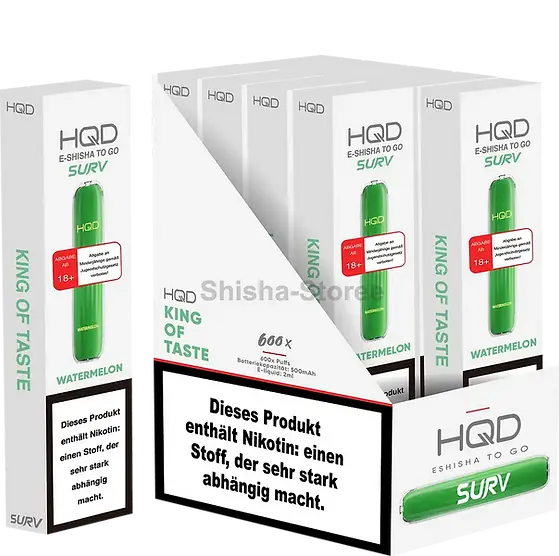 HQD Wave/Surv - Watermelon 10er Set