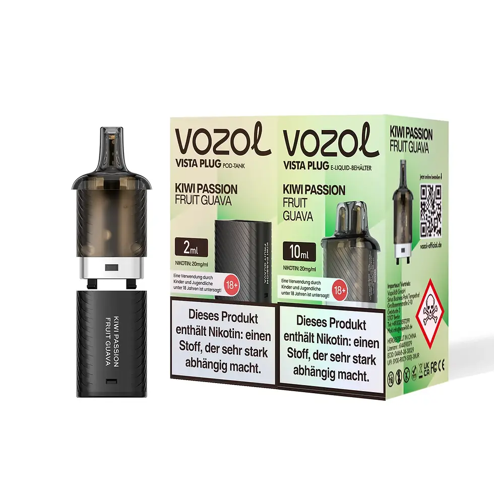 Vozol Vista Plug Pods - Kiwi Passion Fruit Guava - 15.000 Züge